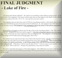 Final Judgment - Lake of Fire