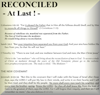 Reconciled - At Last
