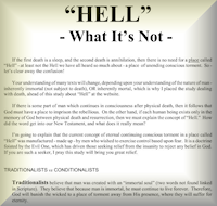 Hell - What It's Not